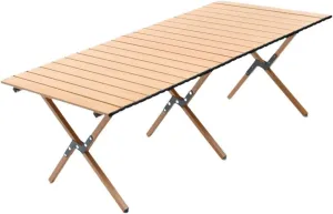 Outdoor Folding Table Desk Camp Table Ultralight Stable Roll up Camping Table with Carry Bag for Travel Balcony Garden Hiking Outdoor camping table Portable camping table Hiking camping table