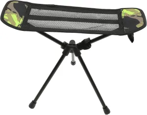 Outdoor Portable Foldable Stool Lightweight Camping Chair for Fishing Picnics and Beach Activities Space-Saving and Easy to Carry and Sturdy Design Camouflage Footrests