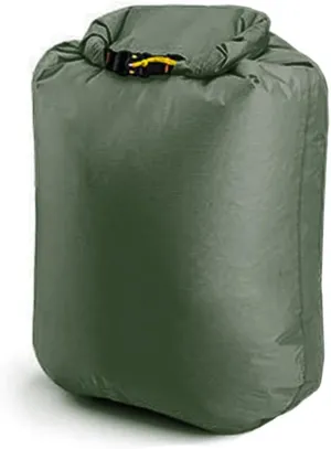 Outdoor Water proof Dry Bag - Silicon Coated Nylon, Ideal for Camping, Drifting, Hiking, Swimming, Rafting, Kayaking, River Trekking - Dampproof Clothes Storage Bag (Green-L)