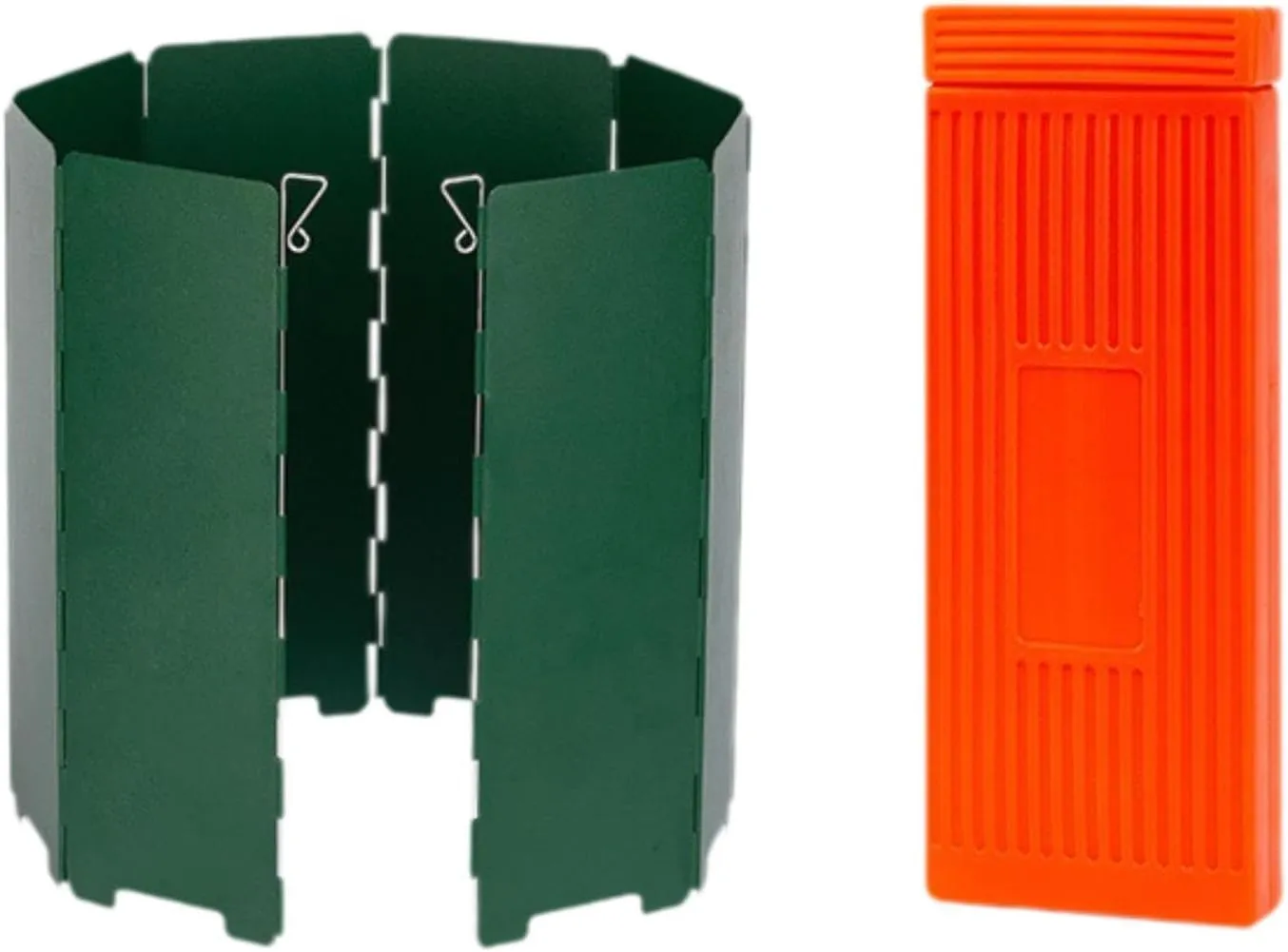 Outdoor Windshield, Camping Stove Windscreen, Grill Cooker Folded Stove Wind Shield Wind Screen for Backyard, BBQ, Hiking