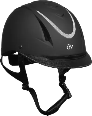 Ovation Z-6 Glitz 2.0 Helmet (Glitter Silver, XXS/XS)