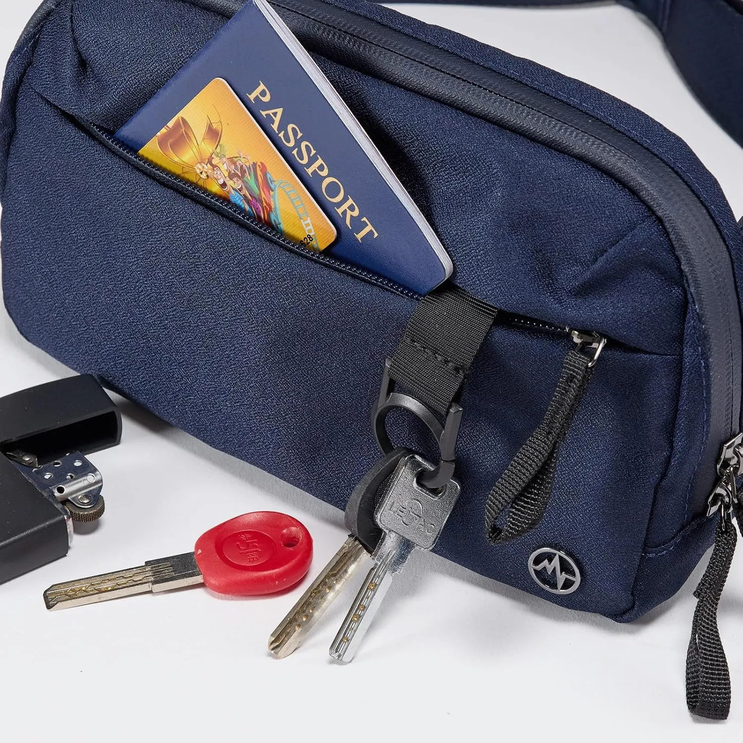 Pander Crossbody Sling Bag for Travel, Outdoor, and Everyday Use – Adjustable Strap, Lightweight Shoulder Bag, Navy