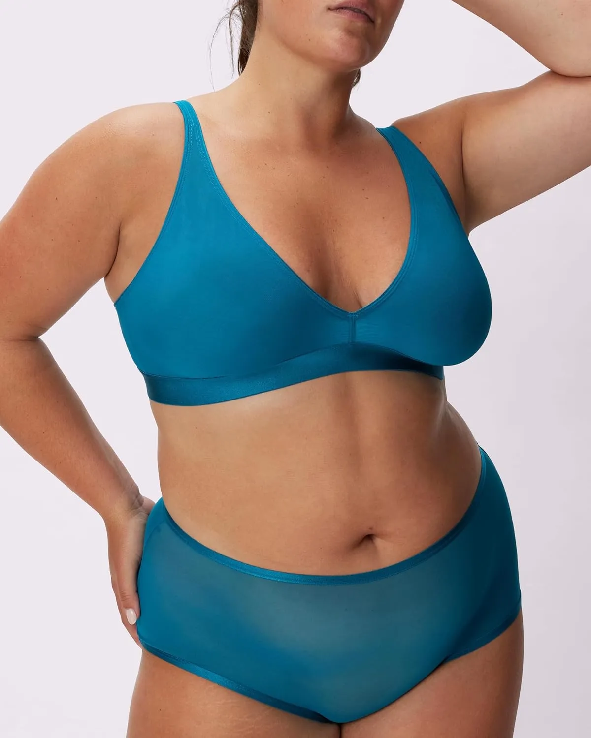 Parade Women's Silky Mesh Plunge Bralette: Available in Multi Packs