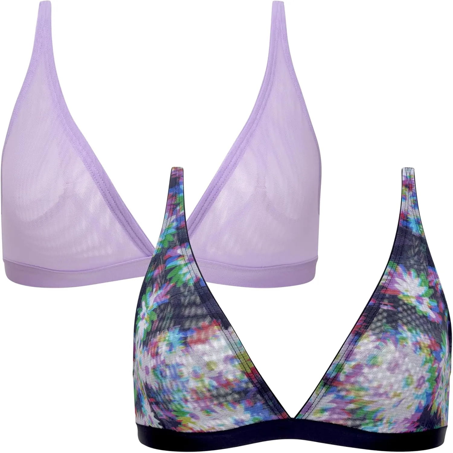 Parade Women's Silky Mesh Plunge Bralette: Available in Multi Packs