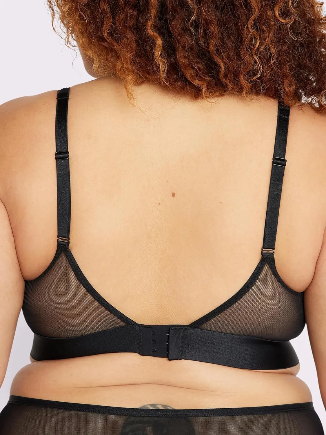 Parade Women's Silky Mesh Plunge Bralette: Available in Multi Packs