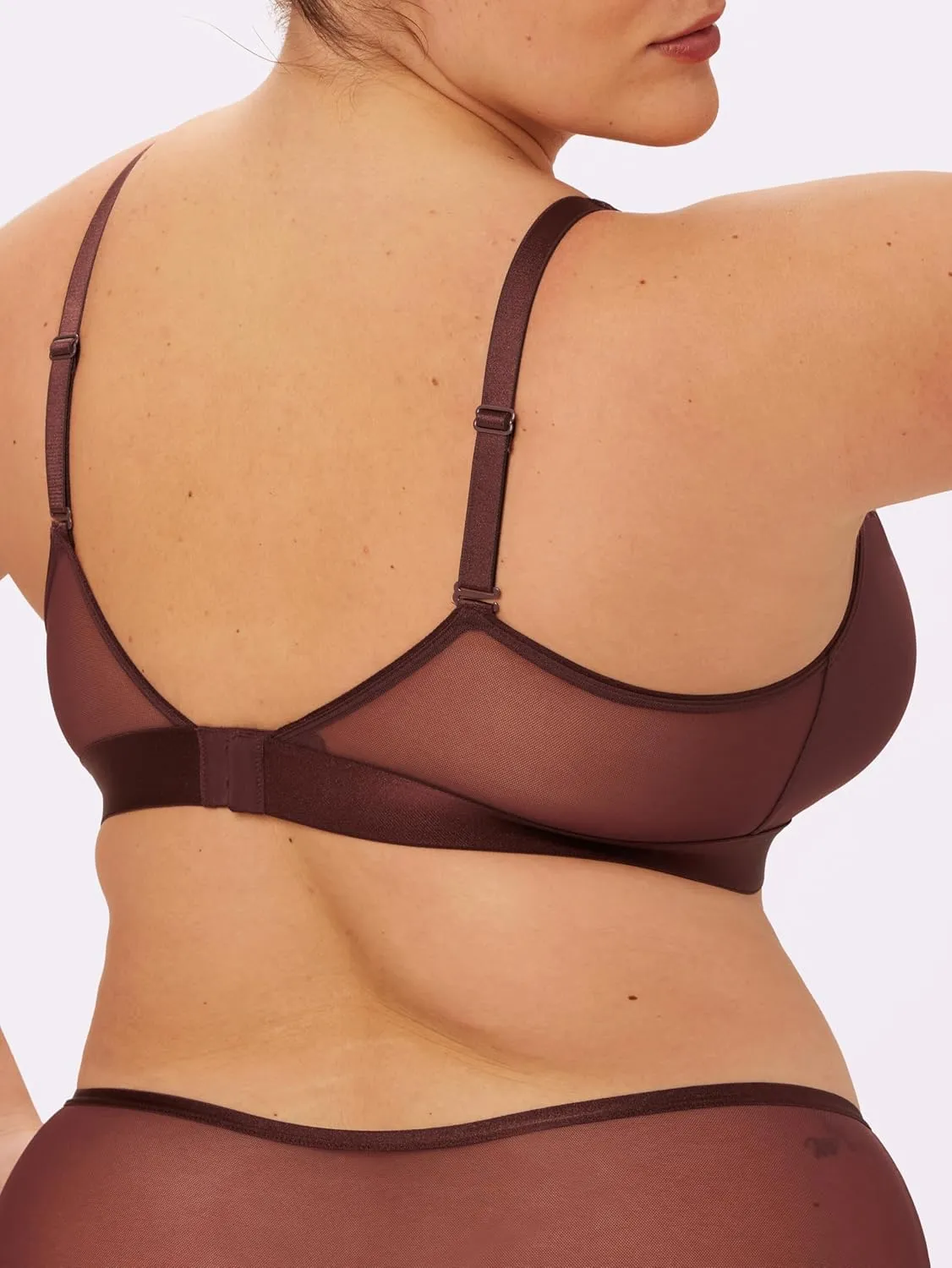 Parade Women's Silky Mesh Plunge Bralette: Available in Multi Packs