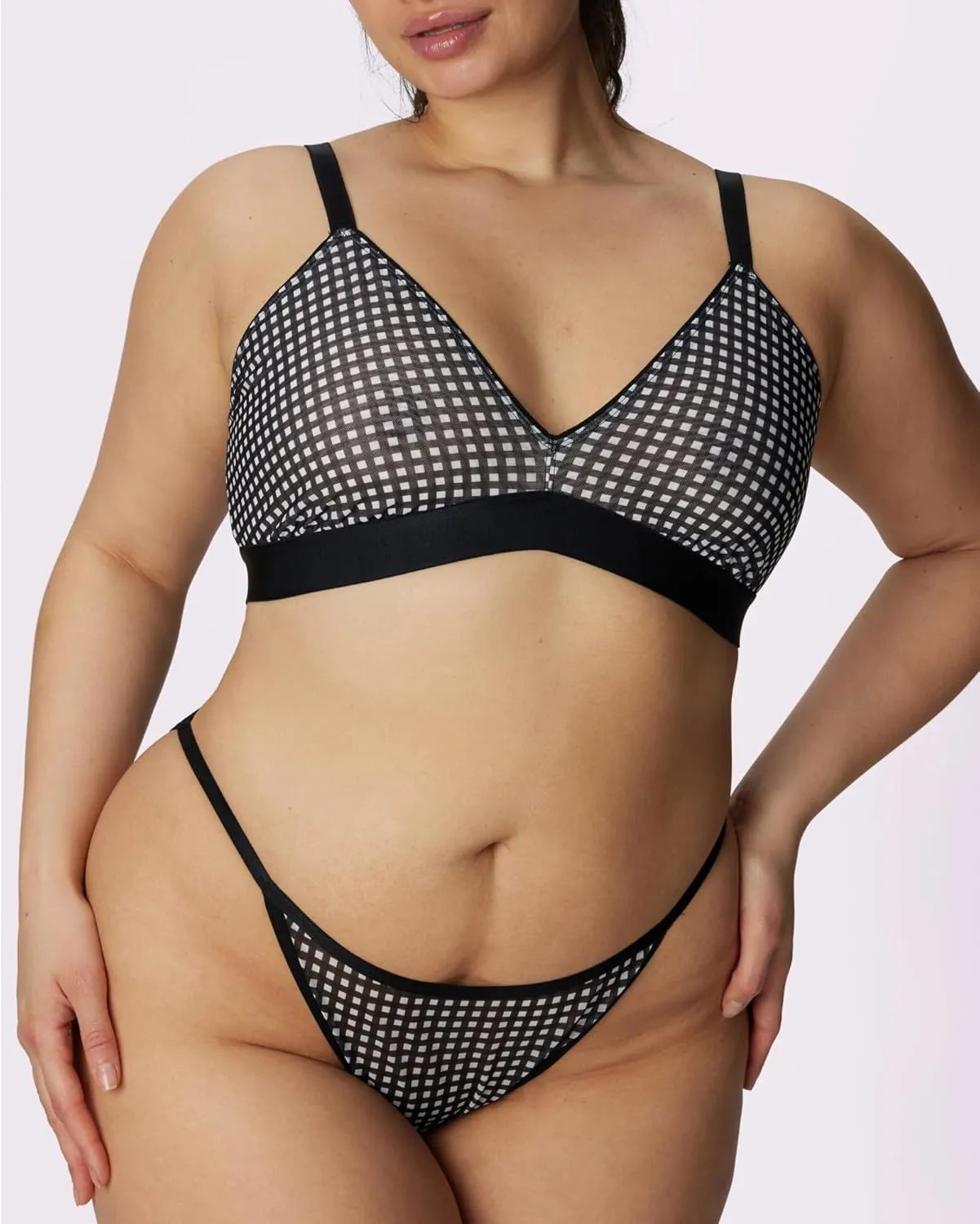 Parade Women's Silky Mesh Triangle Bralette: Available in Multi Packs