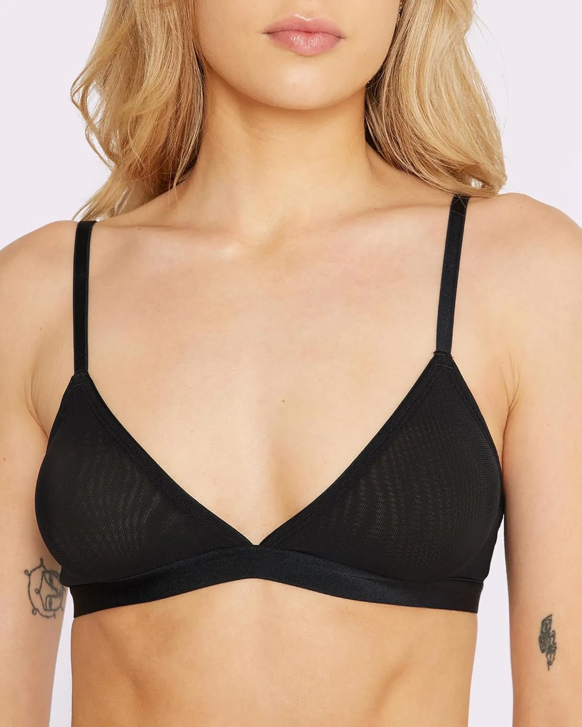 Parade Women's Silky Mesh Triangle Bralette: Available in Multi Packs