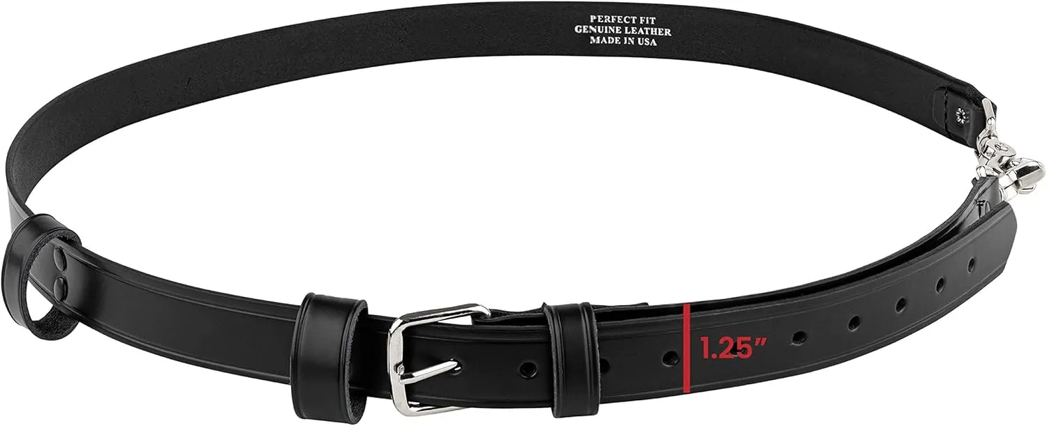 Perfect Fit Shield Wallets Firefighter Leather Radio Strap
