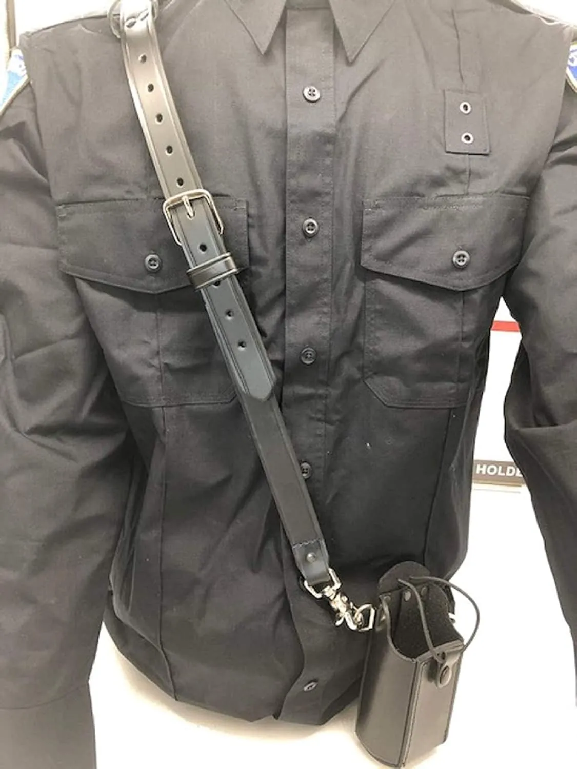 Perfect Fit Shield Wallets Firefighter Leather Radio Strap