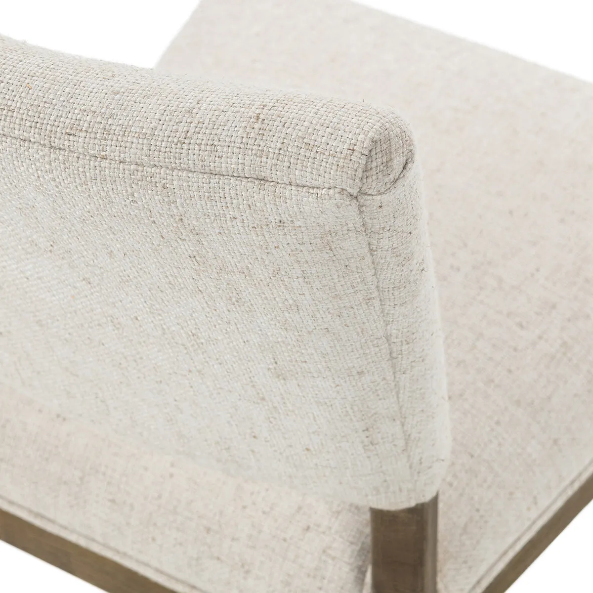 Phillip Upholstered Dining Chair Set of 2 - Oatmeal