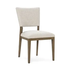Phillip Upholstered Dining Chair Set of 2 - Oatmeal