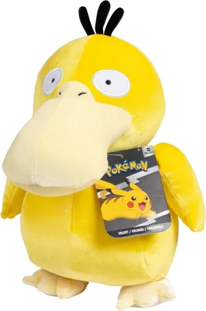 Pokémon 8" Psyduck Plush - Officially Licensed Velvet Edition - Authentic Quality Soft Stuffed Animal Toy Figure - Gift for Kids, Boys, Girls - 2 