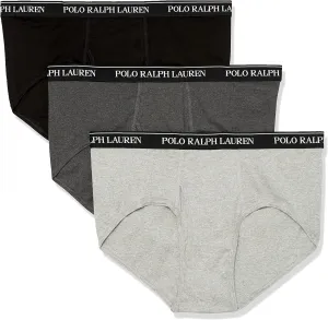 POLO Ralph Lauren Men's Classic Fit Cotton Briefs, Multi-Packs Available