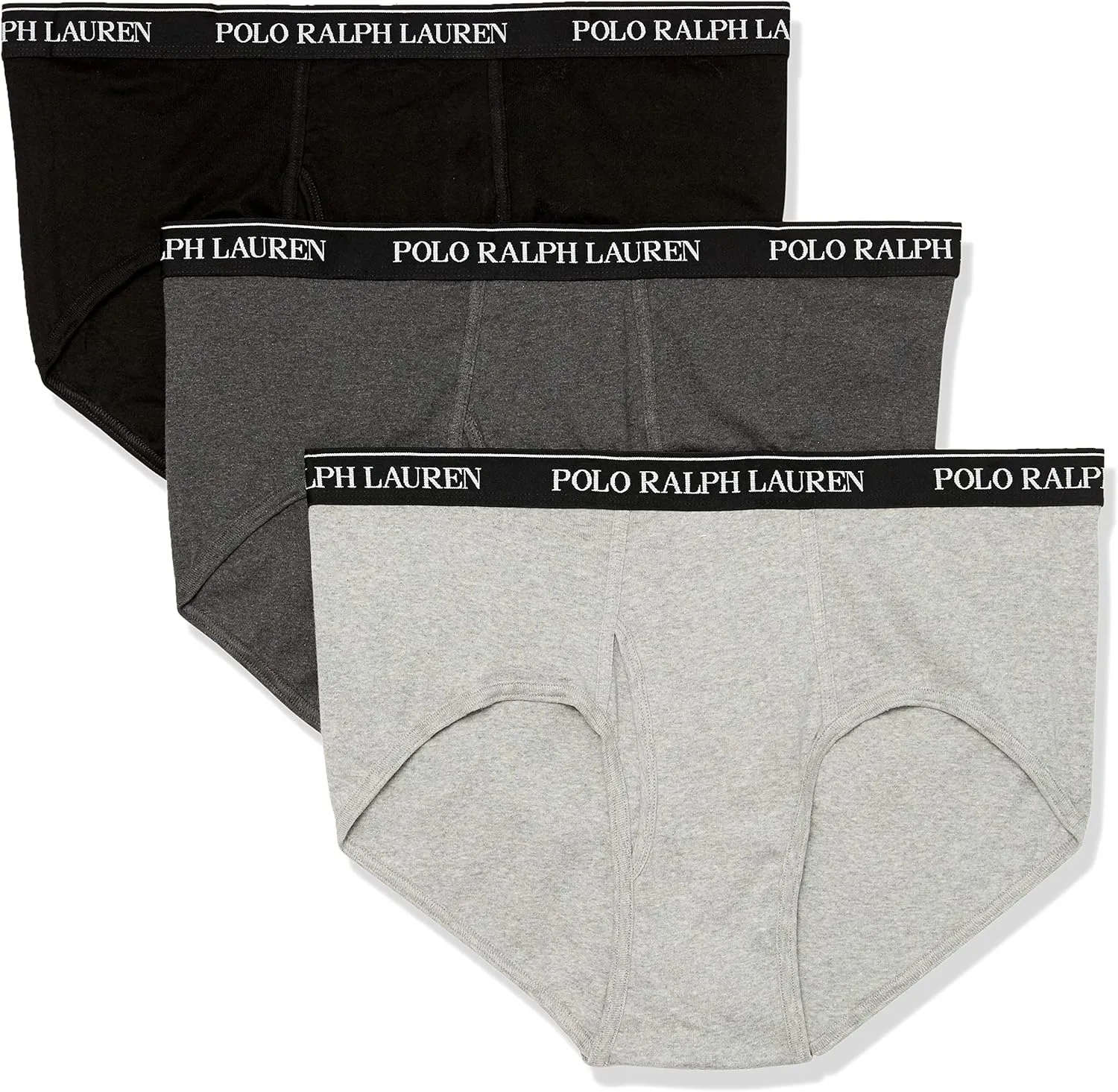 POLO Ralph Lauren Men's Classic Fit Cotton Briefs, Multi-Packs Available