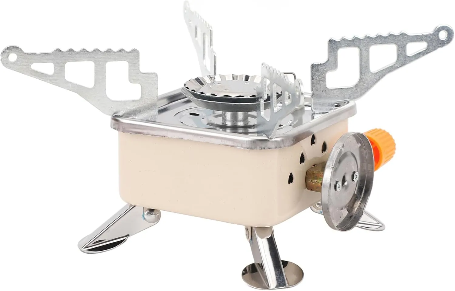 Portable Butane Gas Stove Single Ultra Mini for Outdoor Camping Hiking Road Trips