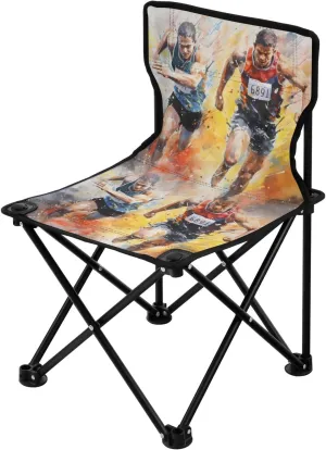 Portable Camping Folding Chairs Foldable Chair Small Marathon Running Lightweight Backpacking Outdoor Outside Fishing