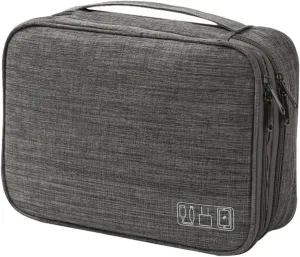 Portable Duffle Bag for Travel Foldable Duffle Data Cable Organizer Store Earphones Chargers Digital Accessories