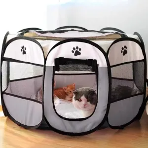 Portable Foldable Octagonal Kennel