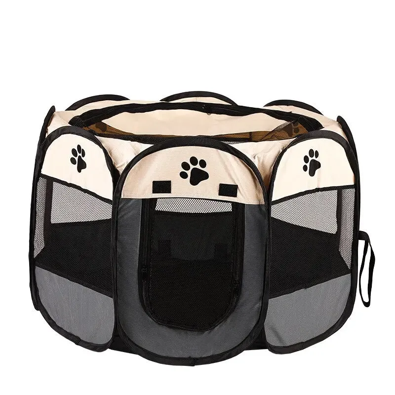 Portable Foldable Octagonal Kennel