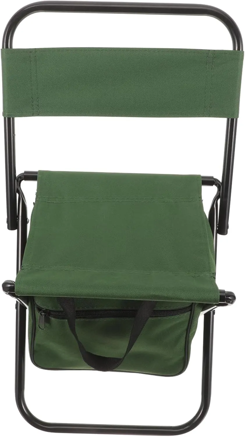 Portable Lightweight Folding Chair with Storage Bag Versatile Camp Stool for Outdoor Activities Easy to Carry Fishing and Camping Seat