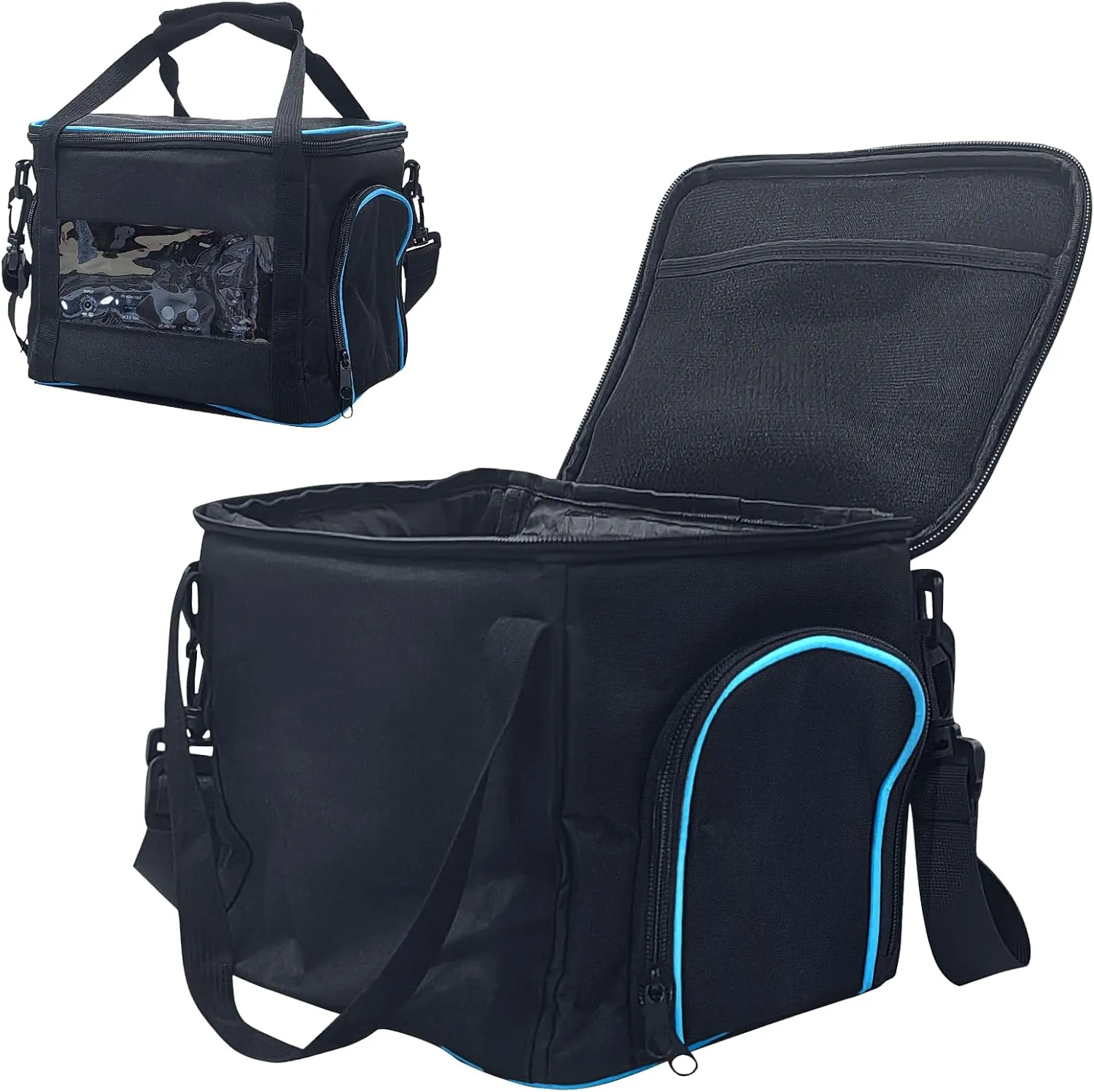 Portable Power Station Carrying Case Bag, 300W Power Station Storage Bag, Idealfor Travel/Camping(Bag Only)