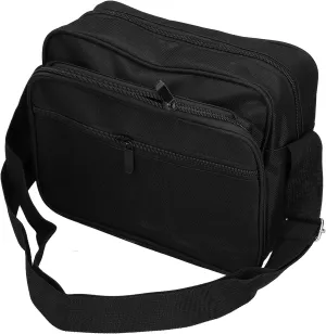 Portable Tool Bag, Wear Resisting Durabe Multiple Pockets Thicken Hardware Tool Bag for Tool Storage (Black)