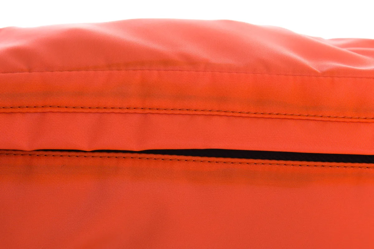 Prada Neon Orange Technical Front Fanny Pack