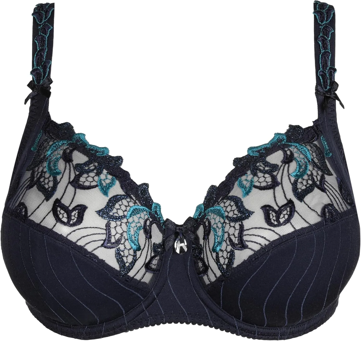 PrimaDonna Deauville Side Support Bra 34E, Velvet Blue
