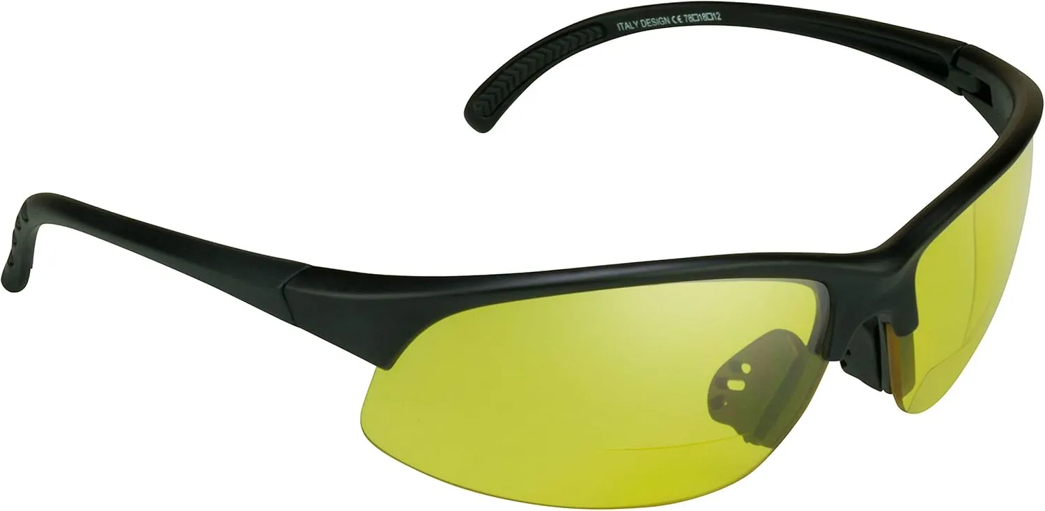 proSPORT BIFOCAL Sunglasses Readers Tinted Mens Womens High Definition Amber Yellow Smoke  1.50  1.75  2.00  2.25  2.50