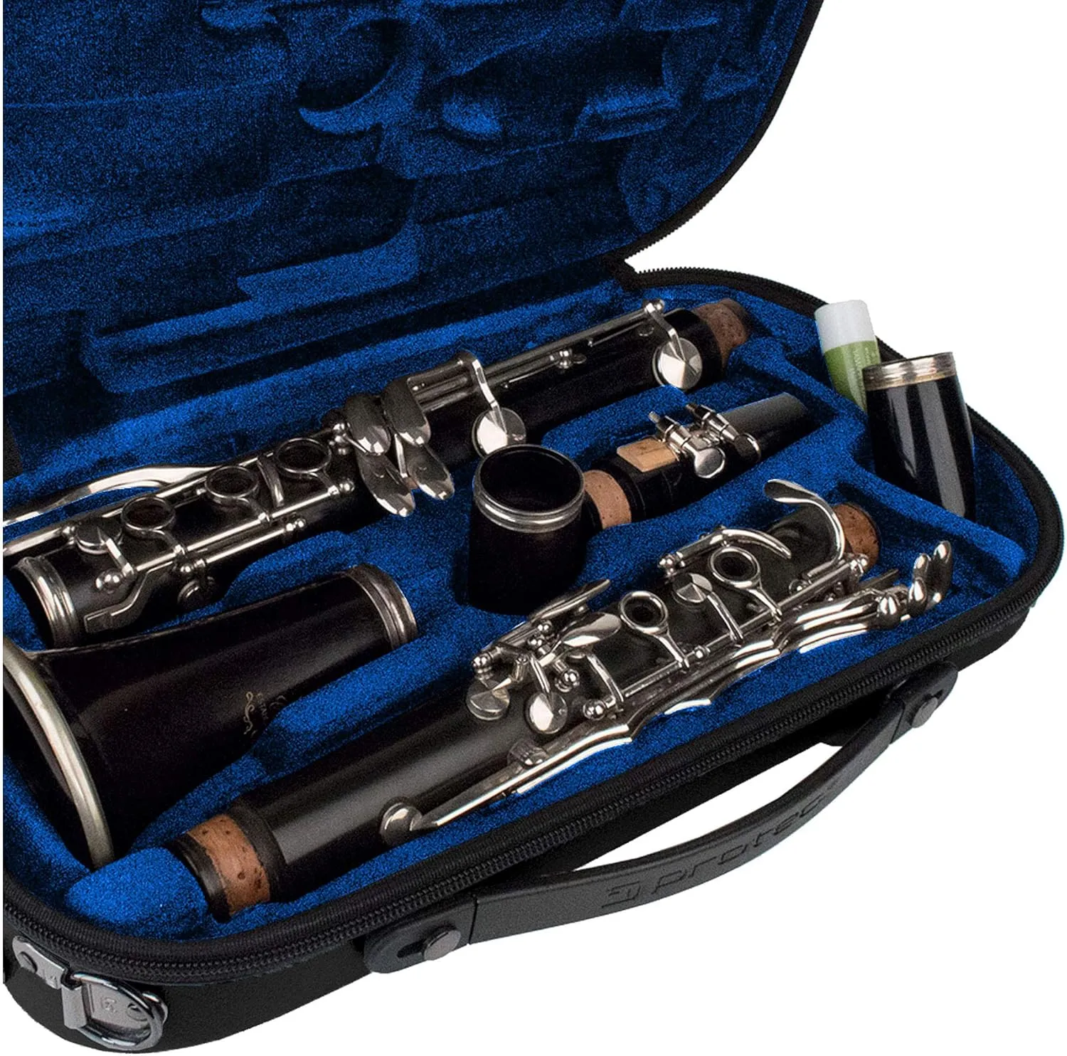 Protec ZIP Series Micro-Sized ABS Protection Clarinet Case, Black (BM307)