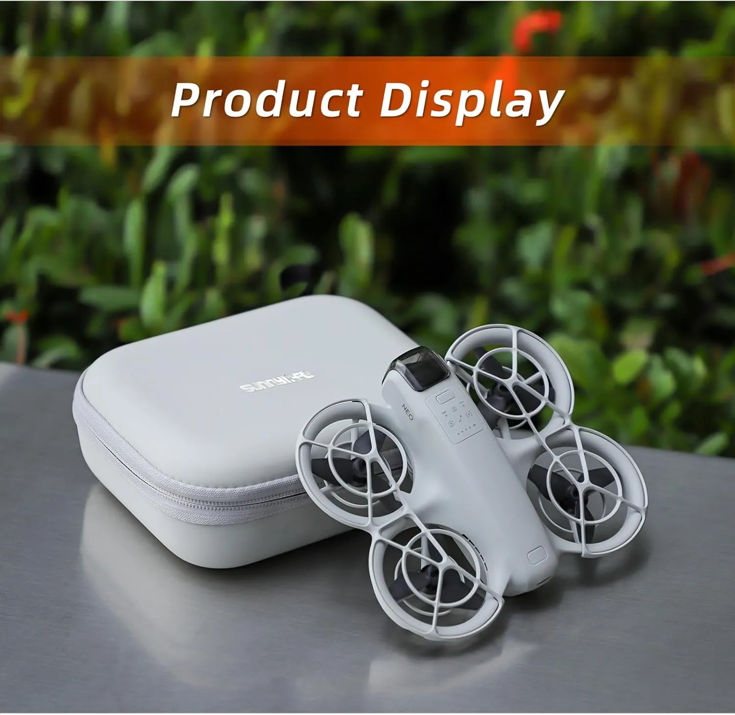 Protective Case for DJI Neo Storage Bag Waterproof Portable Mini Travel Carrying Case Accessory for DJI NEO Drone (ORANGE)