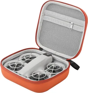 Protective Case for DJI Neo Storage Bag Waterproof Portable Mini Travel Carrying Case Accessory for DJI NEO Drone (ORANGE)