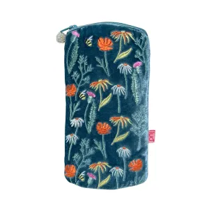 PU463 Blue Meadow Glasses Purse By Lua