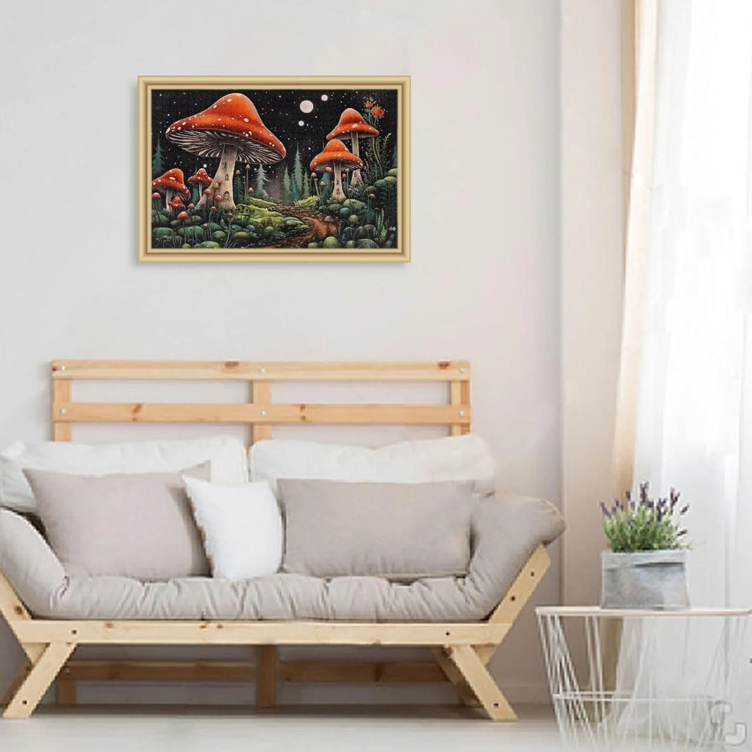 Puzzles for Adults 500 Piece Mushroom Forest Fantasy Jigsaw Puzzles Kids Toy Game Gift 202a0133