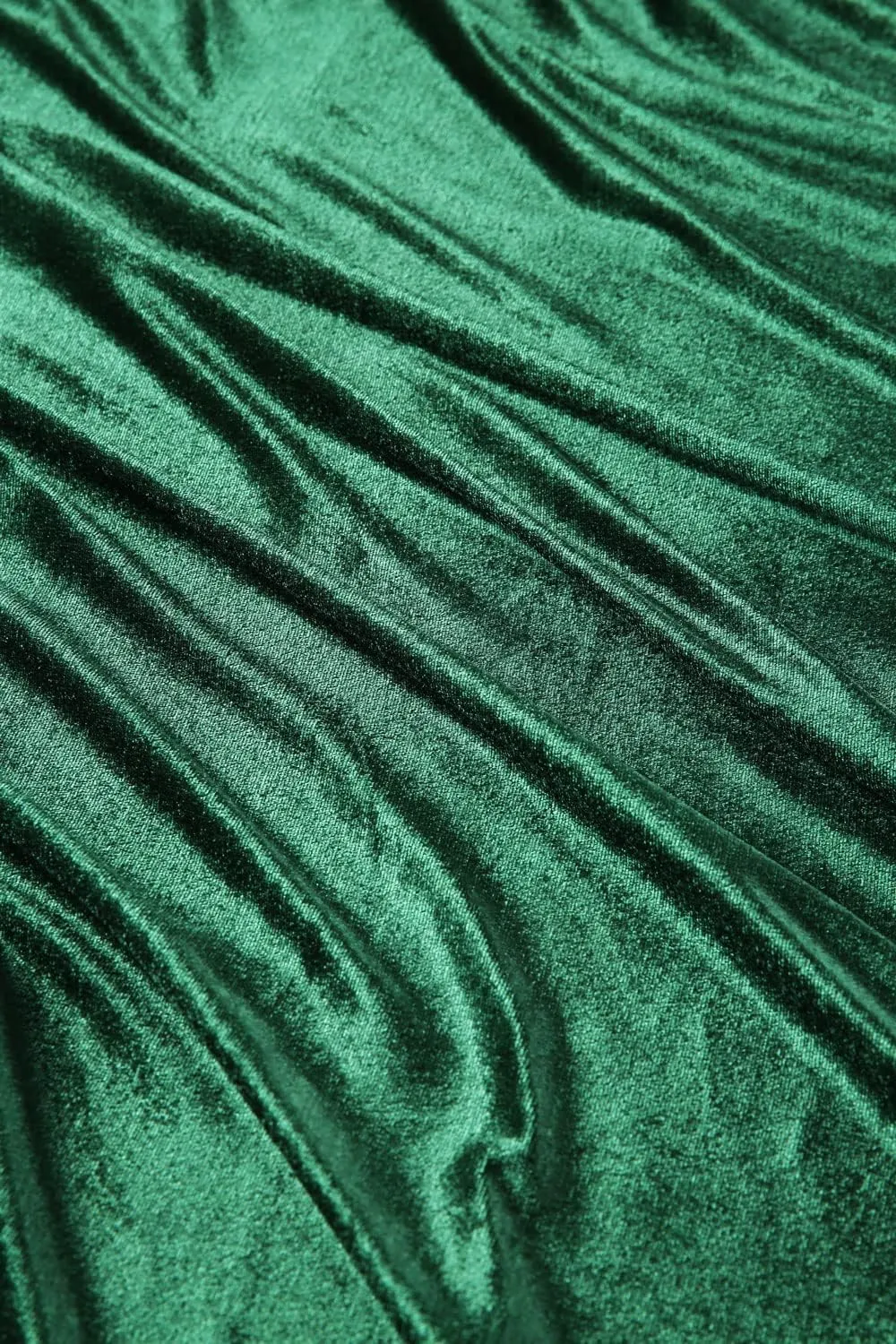 QueenDream Wedding Runner Aisle Green Velvet Runner 4.5ft x 20ft Aisle Rugs for Birthday Party Events