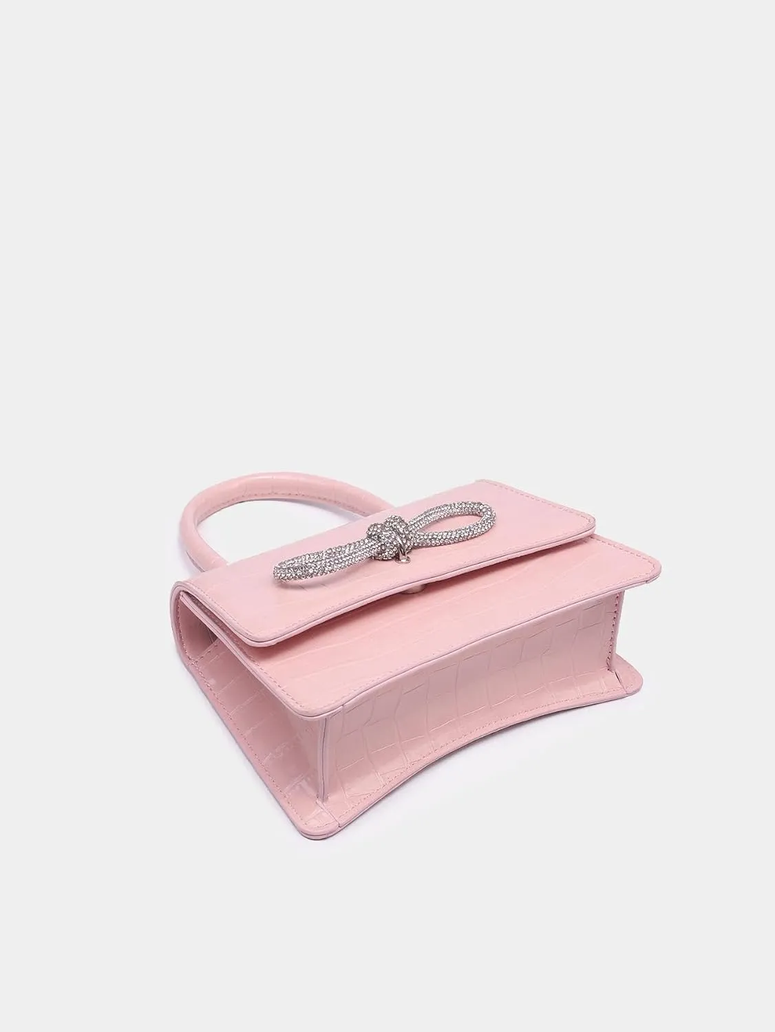 QWINEE Women's Mini Evening Bag Rhinestone Decorated Clutch Purse Prom Bags Sparkle Mini Square Handbags