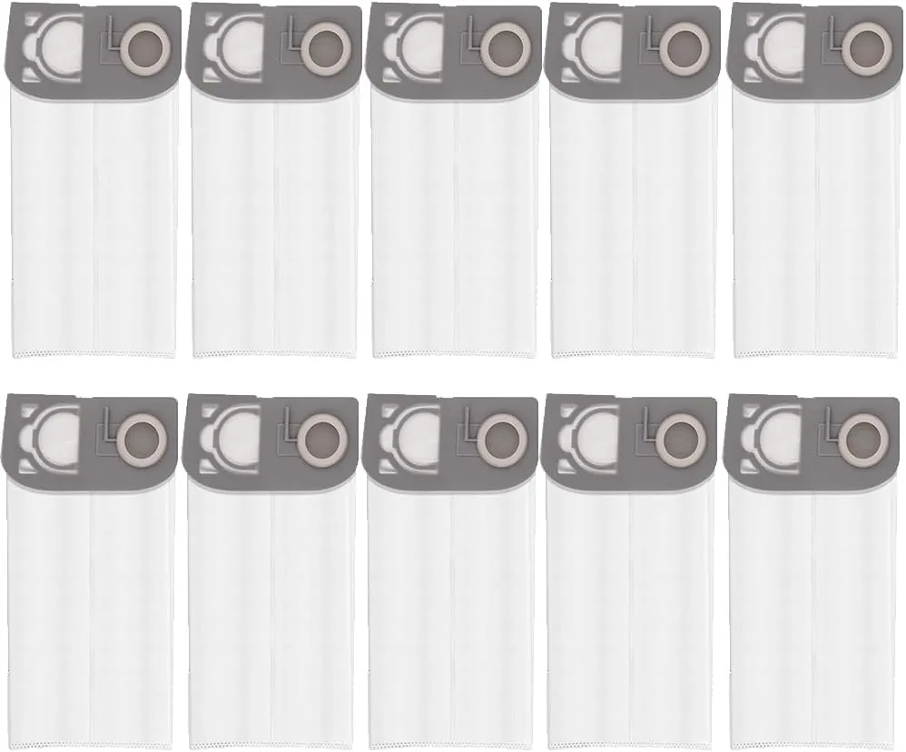 R25 Vacuum Bags Replacement Compatible for Riccar R25 Series Riccar R25S, Riccar R25D, Riccar R25P Upright Vacuum Cleaner Vacuum Dust Bag Accessories,Part R25HC-6 (10 packs)