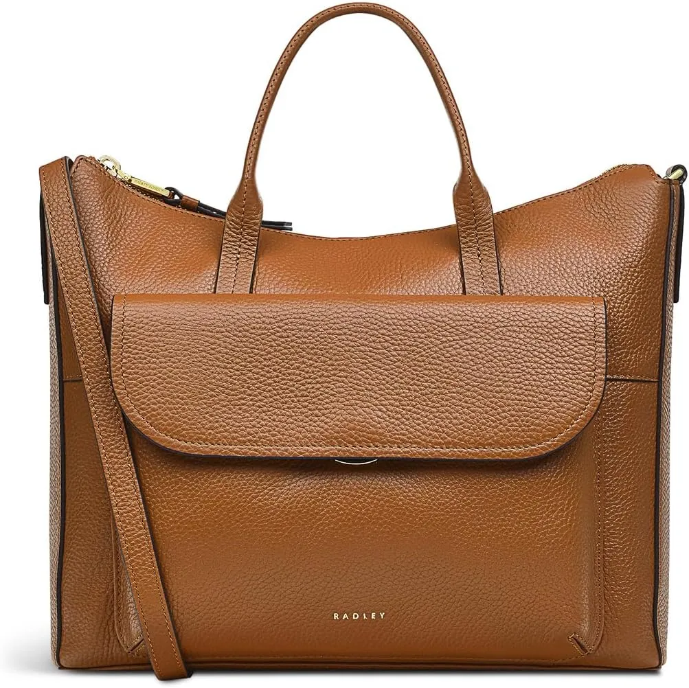 RADLEY London Colebrook Close Women's Medium Leather Ziptop Satchel Bag