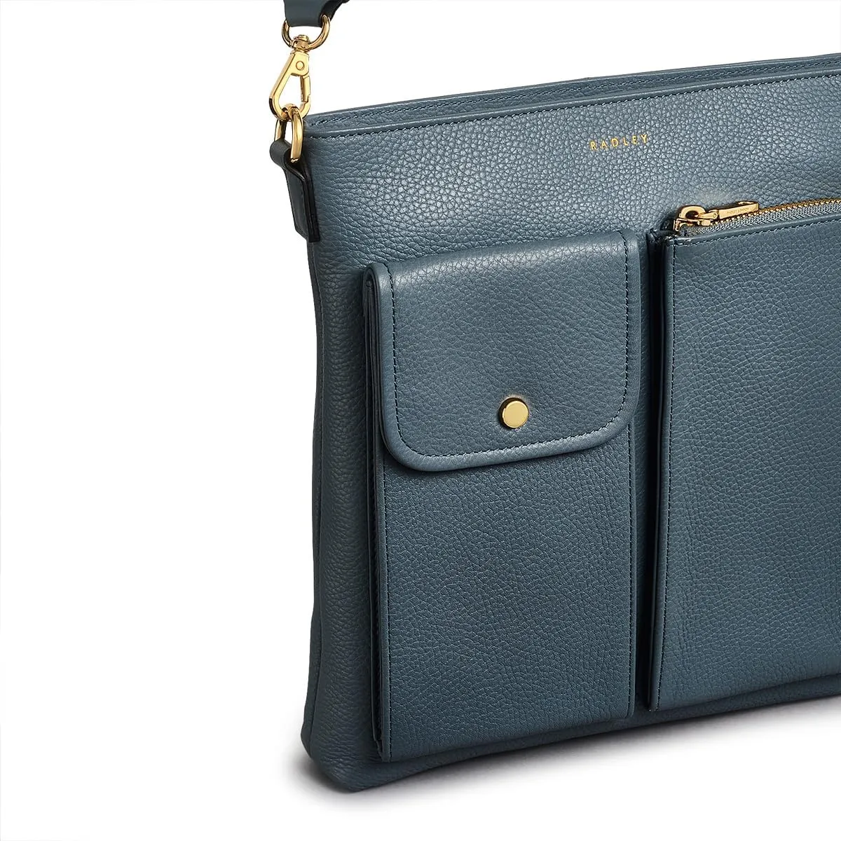 RADLEY London Selby Crescent Women’s Small Leather Ziptop Crossbody Bag