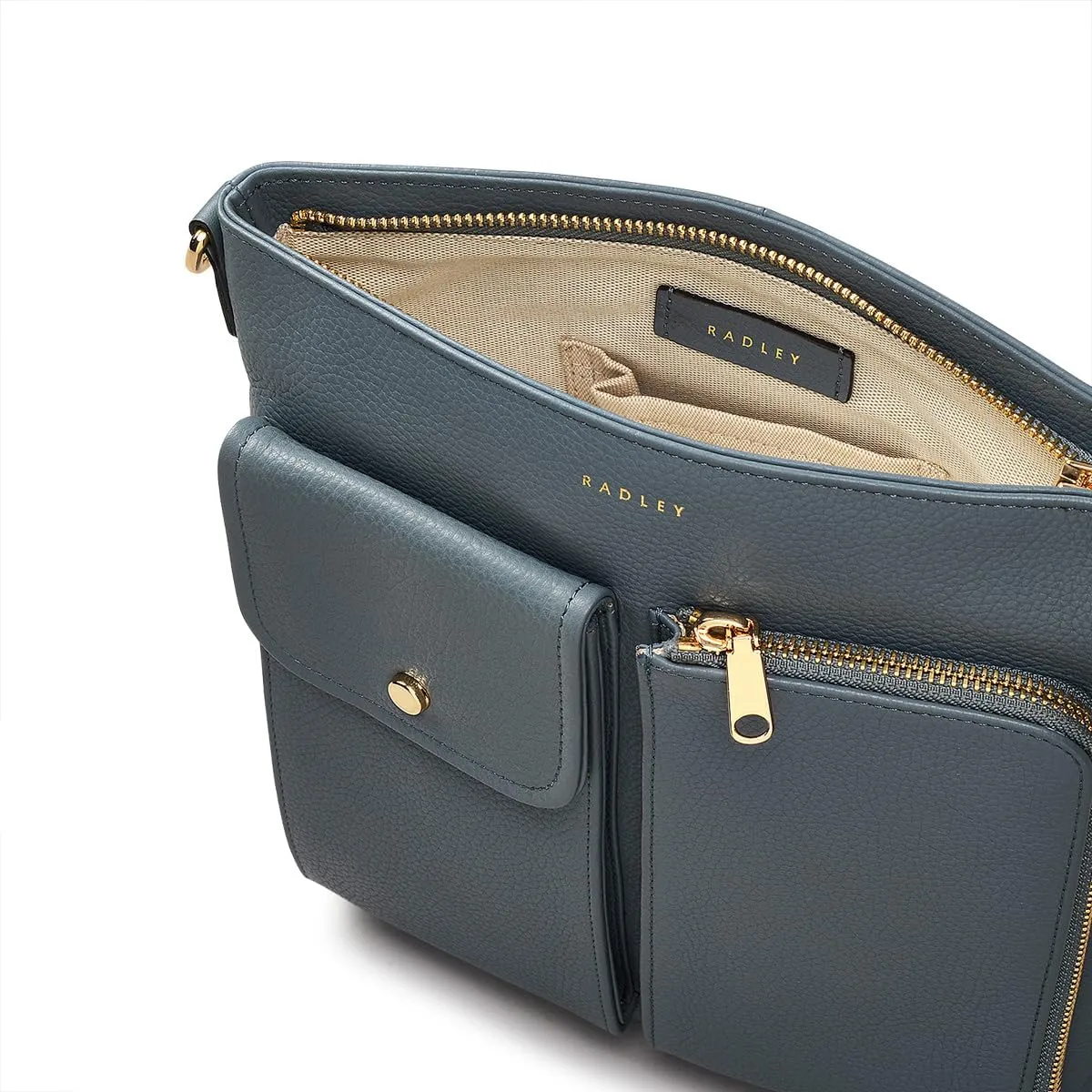 RADLEY London Selby Crescent Women’s Small Leather Ziptop Crossbody Bag