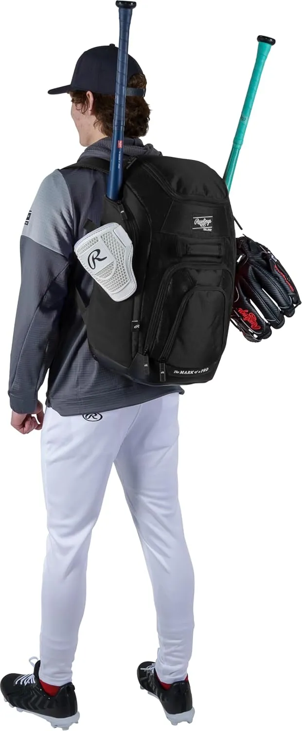 Rawlings | FRANCHISE 2.0 Player's Backpack | Baseball/Softball | Rec/Travel | Multiple Styles