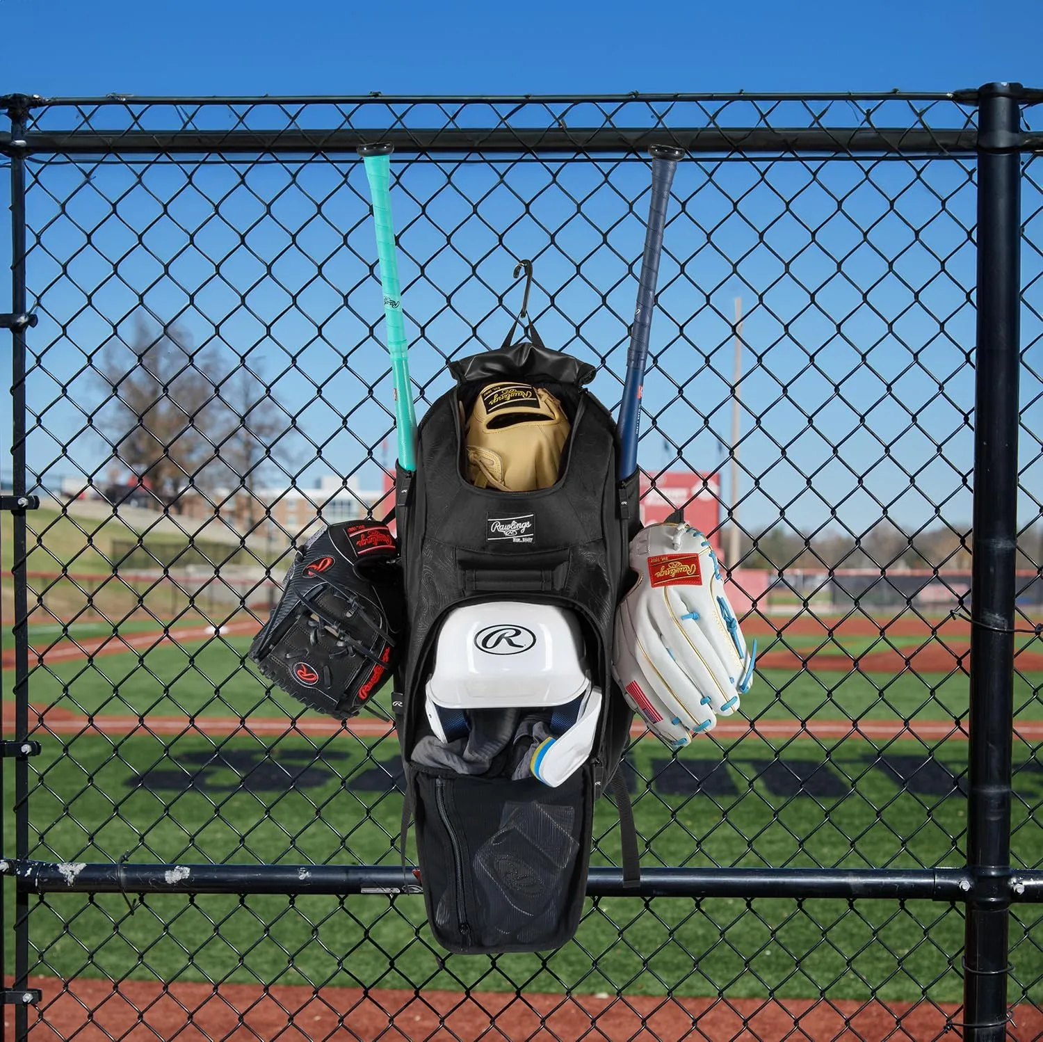 Rawlings | FRANCHISE 2.0 Player's Backpack | Baseball/Softball | Rec/Travel | Multiple Styles