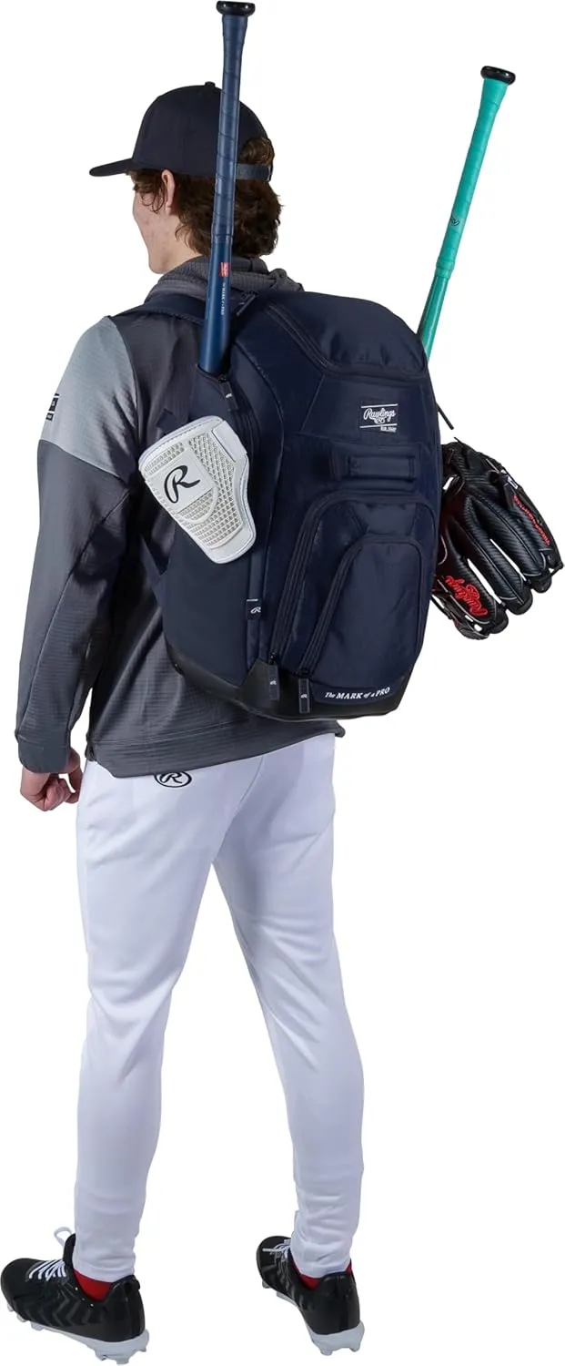 Rawlings | FRANCHISE 2.0 Player's Backpack | Baseball/Softball | Rec/Travel | Multiple Styles