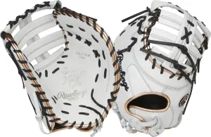 Rawlings | HEART OF THE HIDE Fastpitch Softball First Base Glove | 12.5" | Modified Single Post Web | Right Hand Throw
