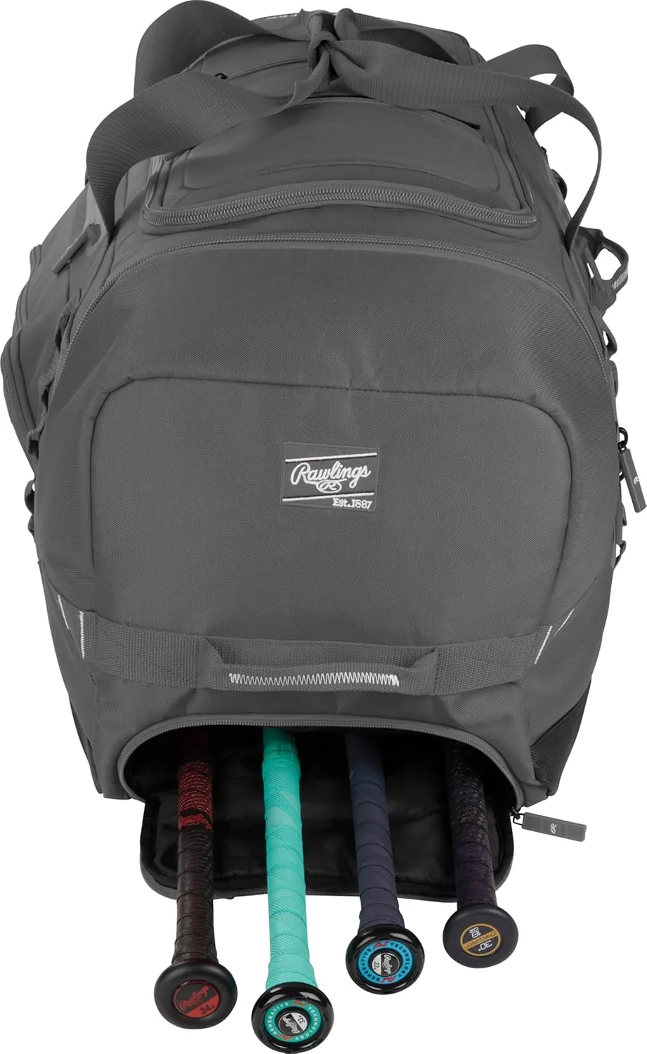 Rawlings | YADI 2.0 Wheeled Catcher's Bag | Yadier Molina Model | Baseball/Softball | Multiple Styles