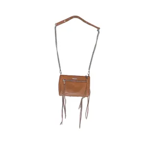 Rebecca Minkoff Women's Tan Brown Chain Strap Shoulder Bag Sz M -