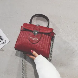 Red Slivery Bags