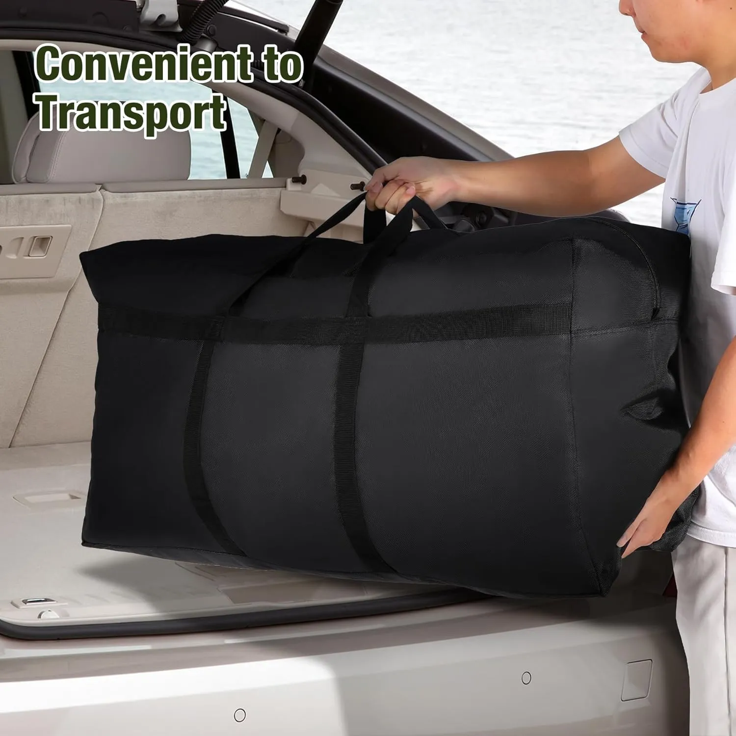 REDCAMP Foldable Travel Bag, Large Sports Bag, 75L/96L/100L, Lightweight Waterproof Tote Bag