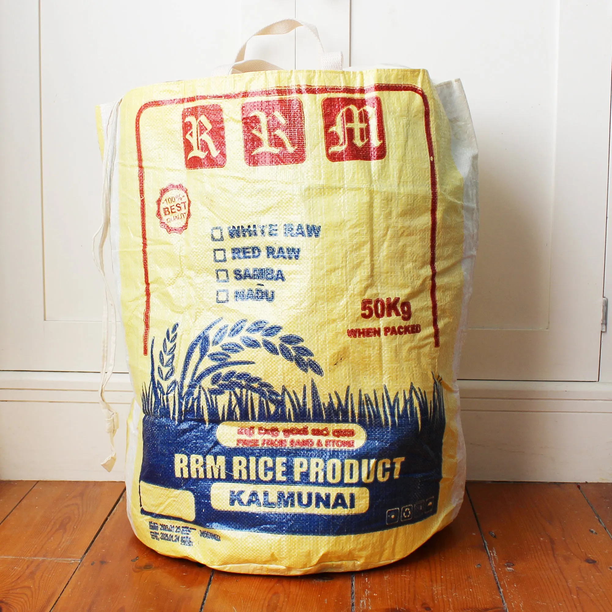 Rice sack laundry bag - 8 variations